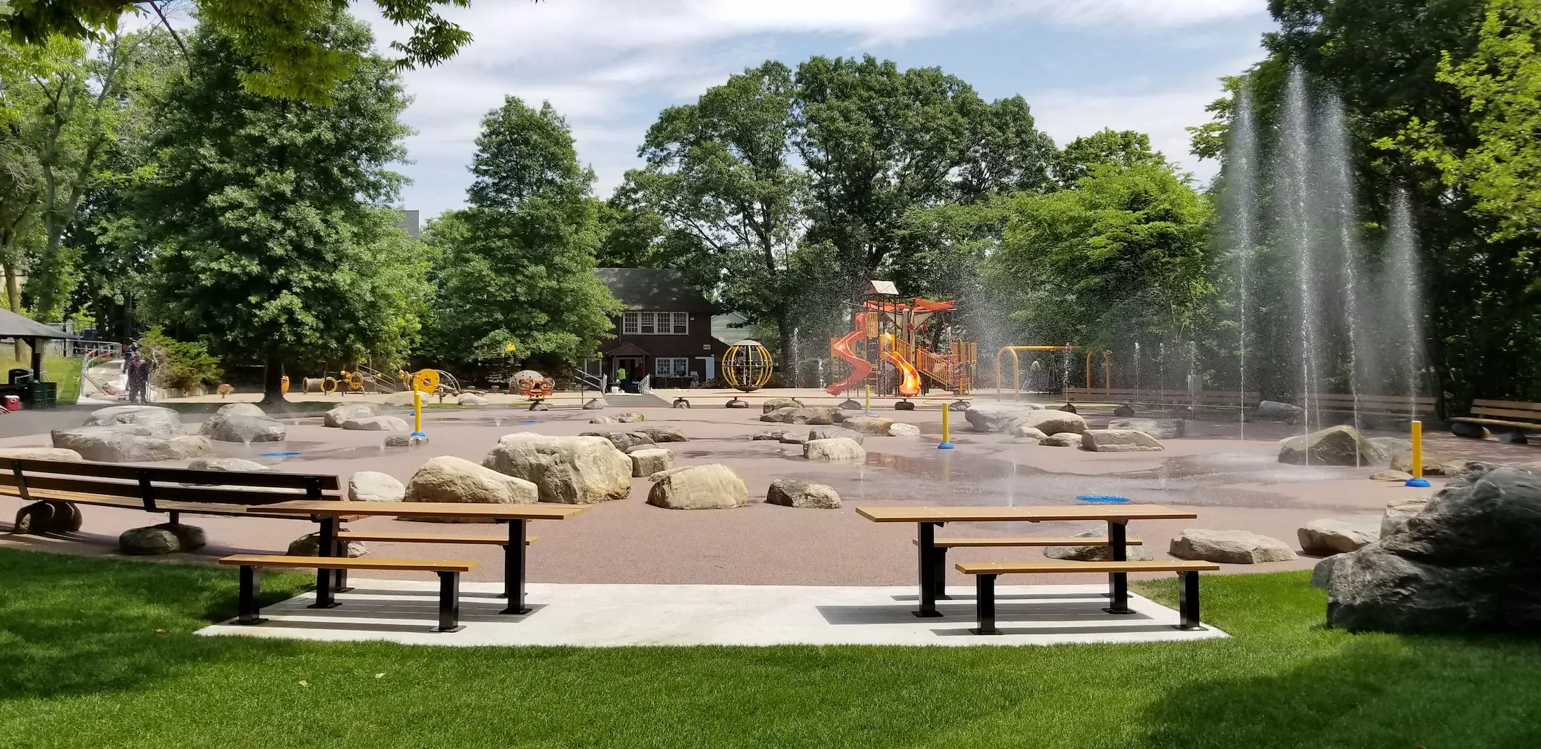 Beaver Brook Playgrounds and Spray Park, Belmont, Massachusetts